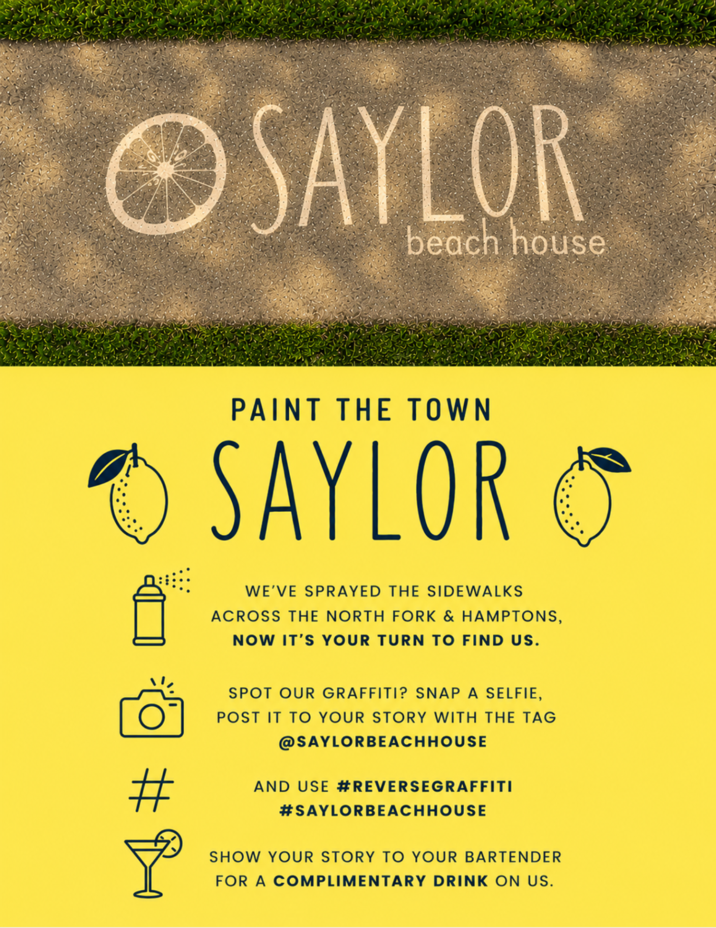Paint the Town Saylor promotional poster