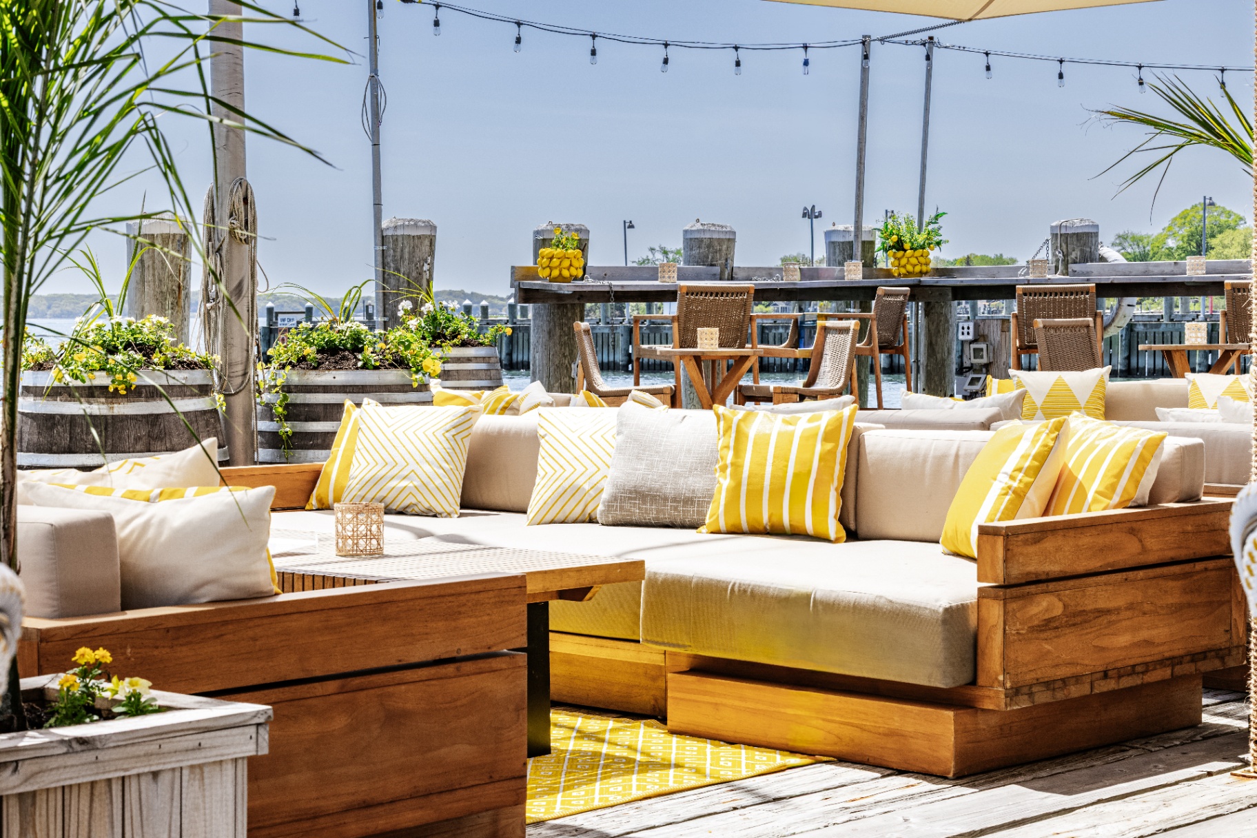 Saylor Beach House dockside scene